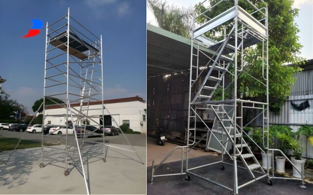 lưu ý khi sử dụng giàn giáo di động
