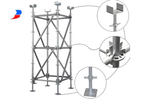 Hệ thống giàn giáo Pal do KTXD Thiên Phú cung cấp đang chống đỡ dầm cầu tại dự án trọng điểm.