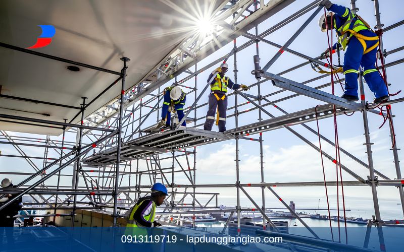 Tiêu chuẩn vật tư của dịch vụ lắp dựng giàn giáo tại Vũng Tàu.