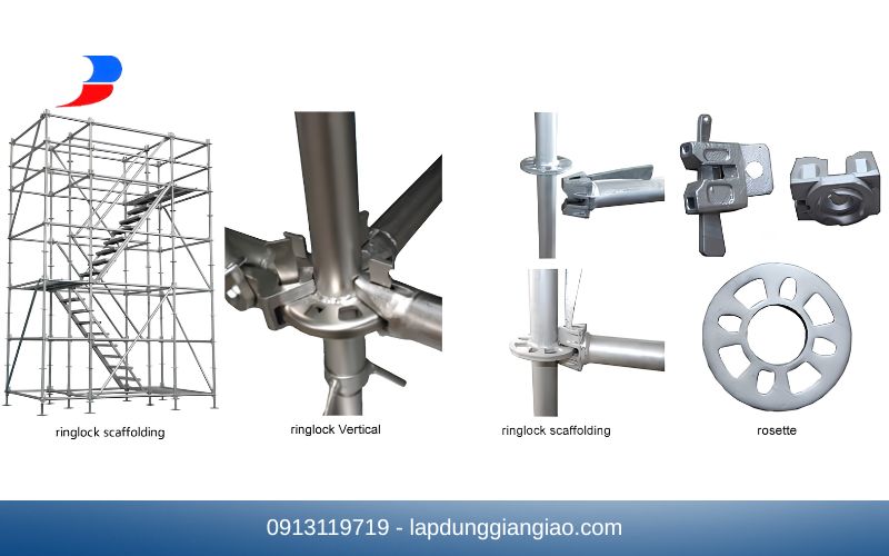 Giới thiệu cấu tạo cụm đĩa hoa thị của hệ giàn giáo ringlock