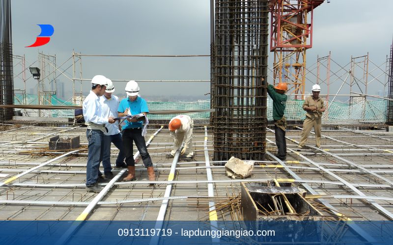 giàn giáo được sủ dụng sau khi kiểm định