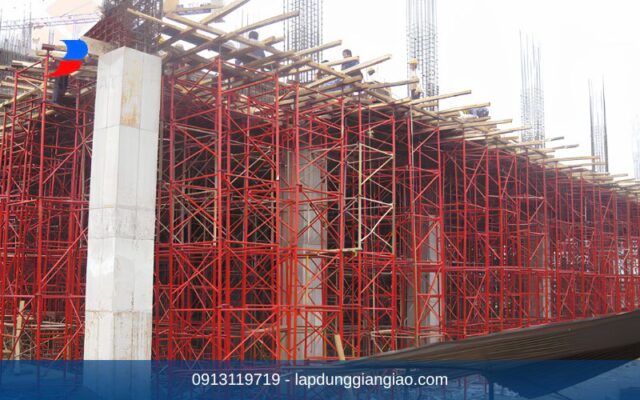 Dịch vụ lắp dựng giàn giáo Long An an toàn chuyên nghiệp