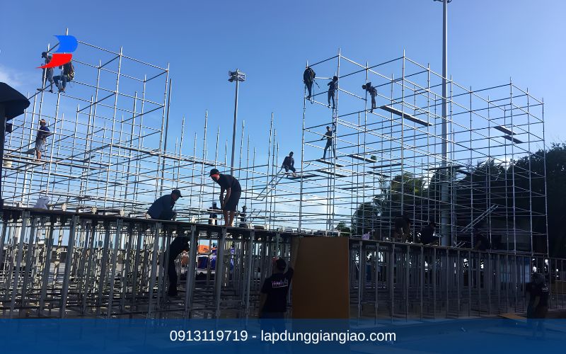 Dịch vụ lắp dựng giàn giáo Vũng Tàu chuẩn an toàn kỹ thuật KTXD Thiên Phú
